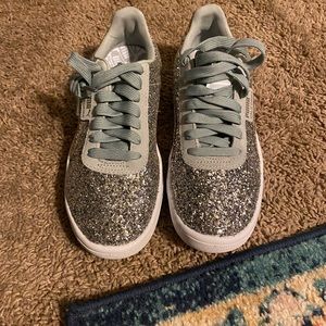 Puma glittered sneakers
